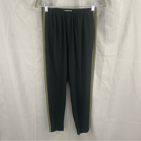 Babaton Pants - Babaton Dexter Pant Jogger Black Green Tuxedo‎ Stripe Size Small